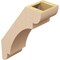 Ekena Millwork 5-inch W x 12-inch D x 16-inch H Olympic Rough Cedar Woodgrain TimberThane Knee Brace, Primed BRCUR05X12X16OLYRCPR - alternate 4